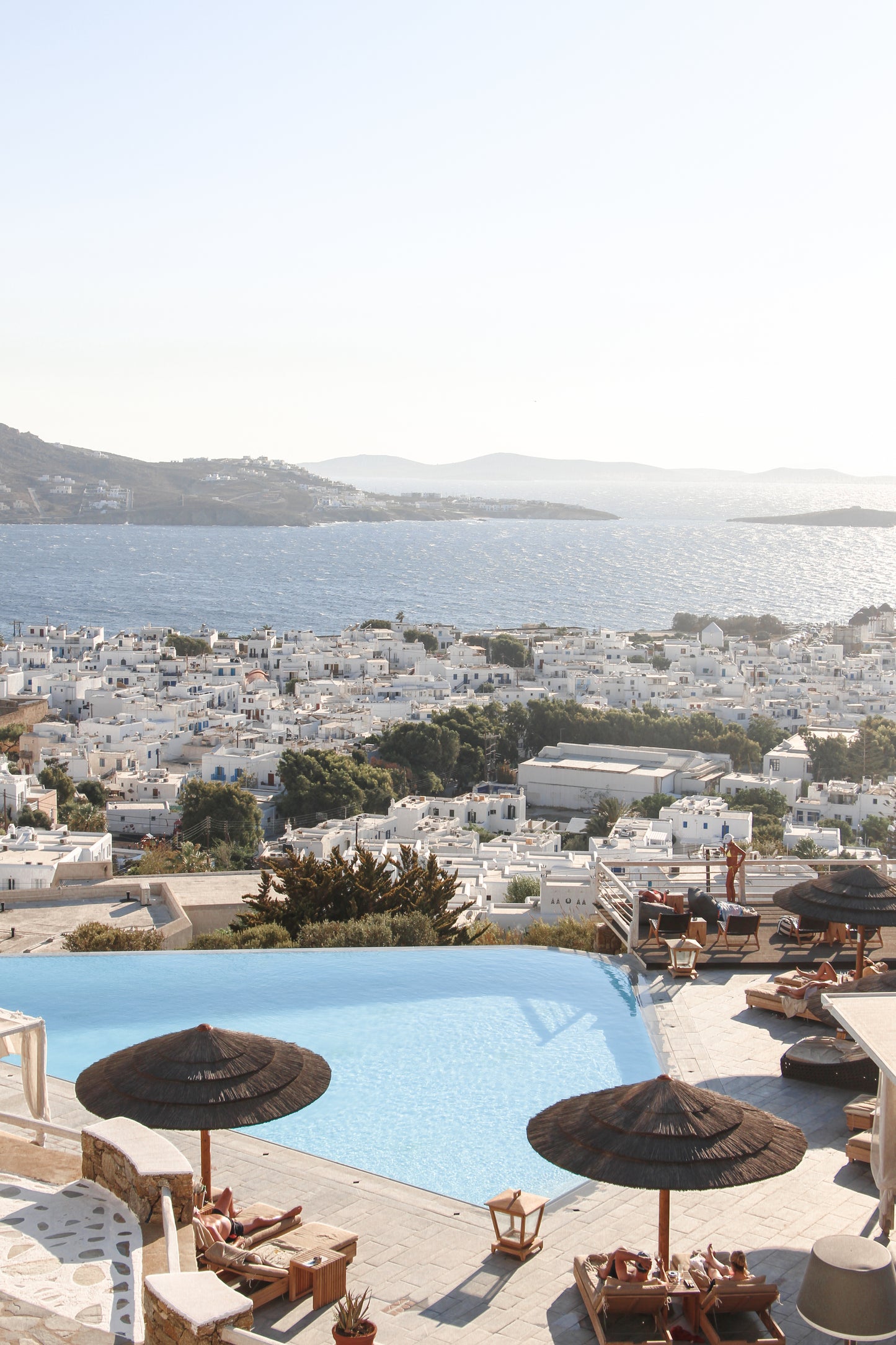 2.1 Greece, Mykonos; Vencia Hotel; Afternoon Lounging