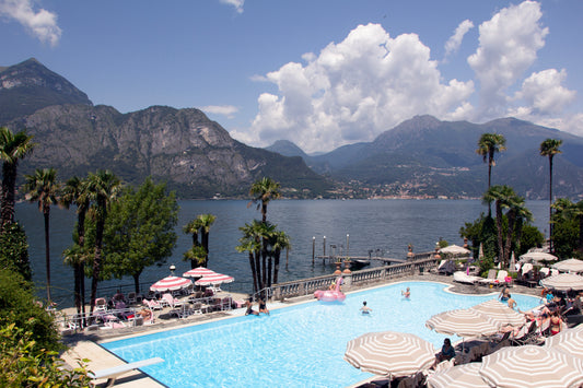 1.19 Italy, Lake Como; Poolside at Grand Hotel Villa Serbelloni